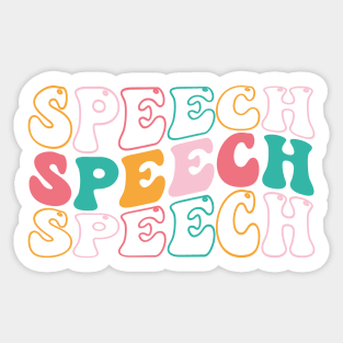 Speech And Language Therapy Sticker